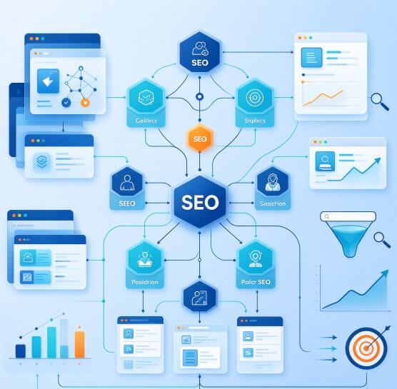 执行多产品线集群 SEO